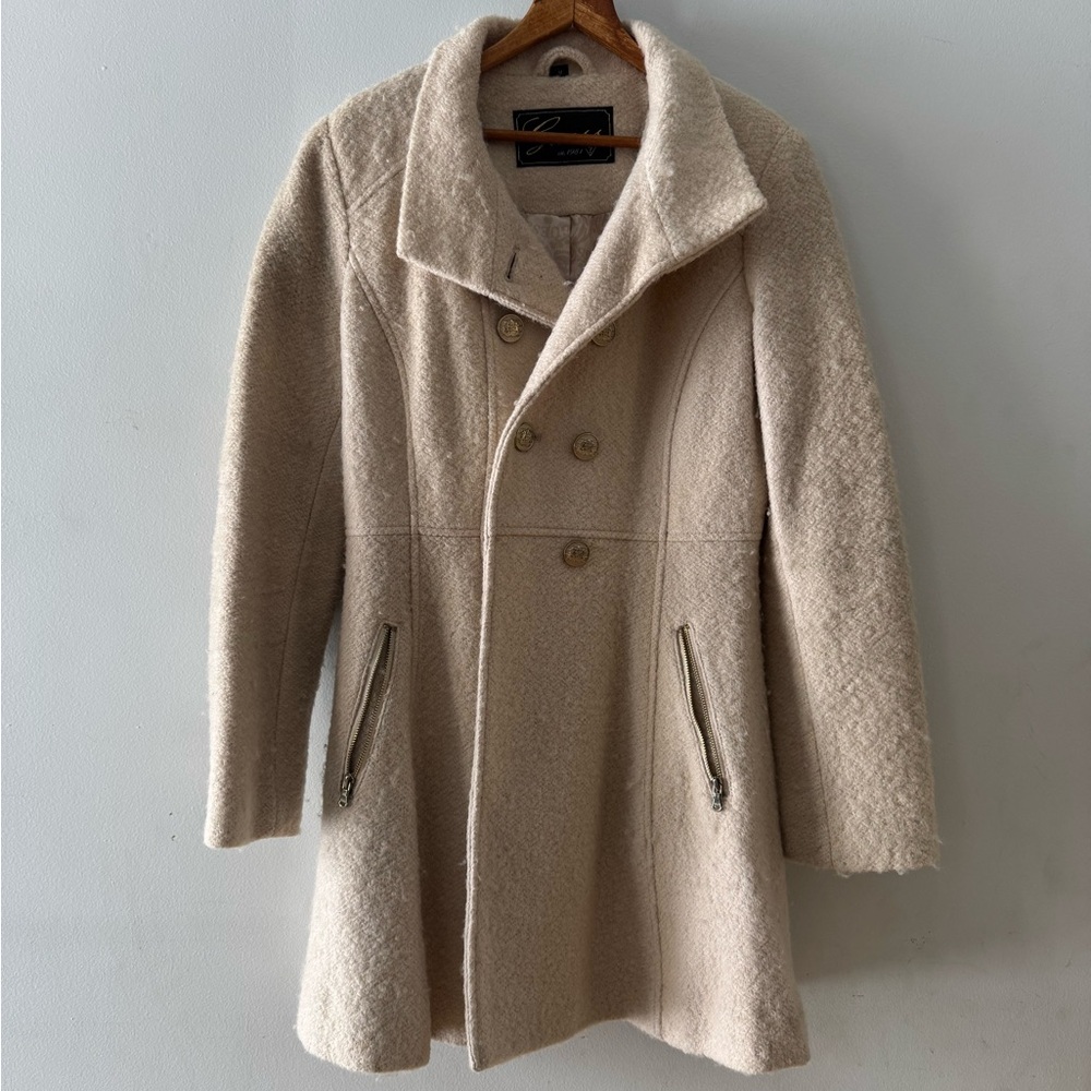 Guess Women's Beige Pea Coat